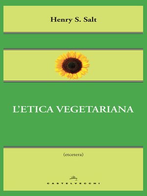 cover image of L'etica vegetariana